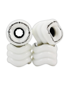 Roues SHARK WHEEL California Roll 60mm 78A White (x4)