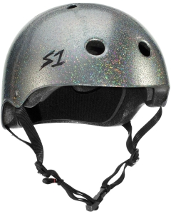 Bescherming S-ONE Helm Mega Lifer Silver Glitter - M