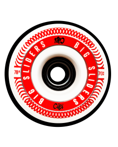 Kerekek CUEI Big Sliders 70mm 78A White Red (x4)