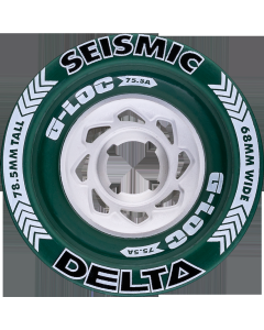 Kerekek SEISMIC Delta 78.5mm 75.5A Zöld G-LOC