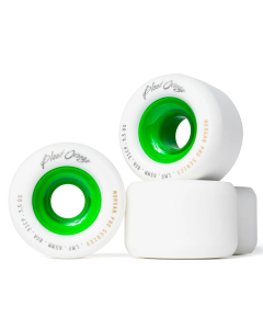 Roues BLOOD ORANGE Morgan Pro Series 65mm 80A Blanc Vert (x4)