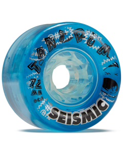 Kerekek SEISMIC Tantrum 72mm 80A Crystal Clear Blue Premium Clear
