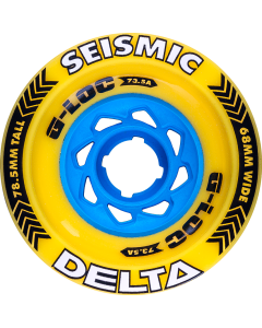 Kerekek SEISMIC Delta 78.5mm 73.5A sárga G-LOC