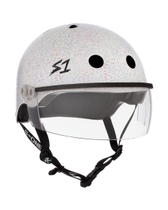 Protections S-ONE Helmet Lifer Visor White Glitter - M