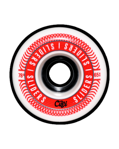 Kerekek CUEI Sliders 65mm 78A White Red (x4)
