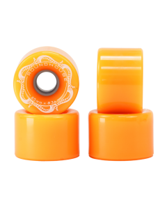 Wheels CARVER Roundhouse Slick 65mm 83A Orange Glo (x4)