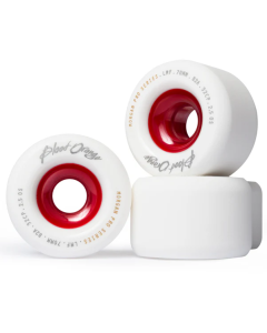 Wielen BLOOD ORANGE Morgan Pro Series 70mm 82A wit rood (x4)