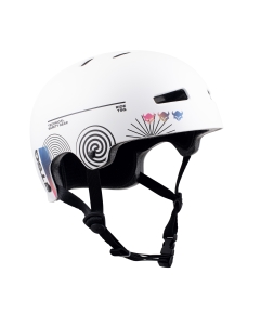 Protecciones TSG Helmet Evolution Diseño Gráfico Tabla Blanca - L/XL