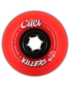 Roues CUEI Killers Flowthane 74mm 80A Rouge Noir (x4)