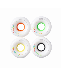 Ruedas 1LOVE BOARDS Corro 65mm 80A Blanco