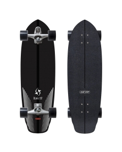 Surfskate CARVER Black Tip Carbon 32.5" C7