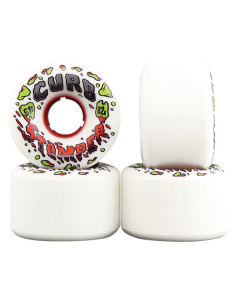 Roues VENOM Curb Stompers 61mm 82A Blanc (x4)