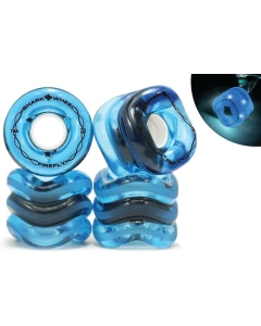 Roues SHARK WHEEL Firefly Light Up 60mm 78A Blue with Blue Lights (x4)
