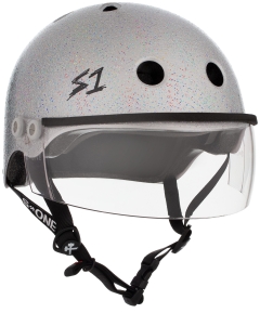 S-ONE HELMET LIFER VISOR SILVER GLITTER - Taille - S