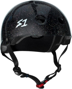 S-ONE HELMET MINI LIFER BLACK GLOSS GLITTER - Taille - M