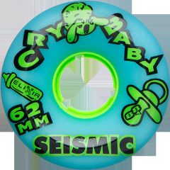Koła SEISMIC Cry Baby 62mm 88A Opaque Blue Elixir