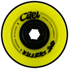 Rollen CUEI Killers 74mm 80A Gelb Schwarz (x4)