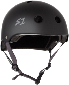 S-ONE HELMET LIFER BLACK MATTE BRIGHT GREY STRAPS - Taille - S