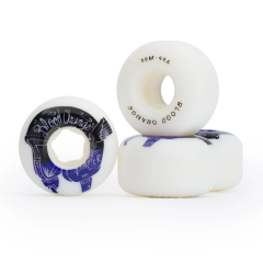 Ruedas BLOOD ORANGE Street Rounded 56mm 99A Blanco (x4)