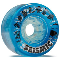 Wheels SEISMIC Tantrum 72mm 80A Crystal Clear Blue Premium Clear