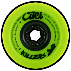 Rollen CUEI Killers 74mm 77A Grün Schwarz (x4)