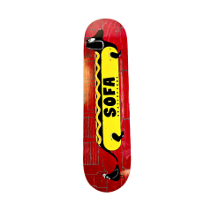 Deck SOFA SKATEBOARDS DECK HOTDOG2 8.25 Rot 