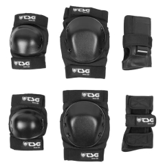 Set di Protezione TSG Basic S Nero