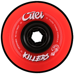 Rollen CUEI Killers Flowthane 74mm 80A Rot Schwarz (x4)