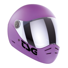 Bescherming TSG HELMET PASS 2.0 SOLID COLOR (+BONUS VISOR) SATIN ROYAL LIAC - XXL