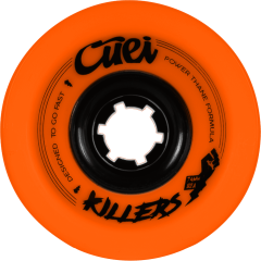 Rollen CUEI Killers 74mm 82A Orange Schwarz (x4)