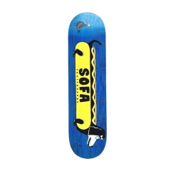 Deck SOFA SKATEBOARDS DECK HOTDOG1 8.125 Blau 