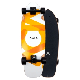 Produktbild von ACTA Surfskate Overlap 31 Inch - Orange & White - Maple Surfboard 7-Way