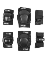 Set de protección TSG Basic L Negro