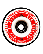 Rollen CUEI Big Sliders 70mm 78A Weiß Rot (x4)