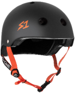 Casco S-ONE Lifer S Black Matte Orange Straps