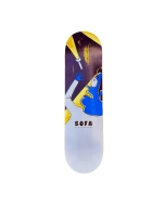 Tavola SOFA SKATEBOARDS DECK FEAR3 8.375 Giallo