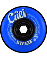 Roues CUEI Steeze 70mm 83A Bleu Noir (x4)