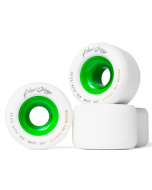 Roues BLOOD ORANGE Morgan Pro Series 65mm 80A Blanc Vert (x4)