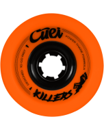 Roues CUEI Killers 74mm 82A Orange Noir (x4)