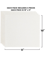 VICIOUS GRIPTAPE 10 x11  4 PACK - Couleur - Clear