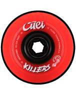 Roues CUEI Killers Flowthane 74mm 80A Rouge Noir (x4)