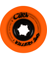 Roues CUEI Killers 74mm 82A Orange Noir (x4)