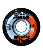 Rollen CUEI Kick 62mm 78A Schwarz Orange Weiß (x4)