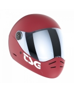 Casco TSG Pass 2.0 (+Visiera) S Red Satin