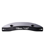 Skid Plate SEISMIC Old School Nose 118mm Black