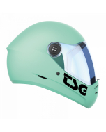 Casque TSG Pass 2.0 (+visière) L Mint Satin