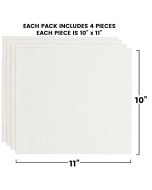 Grip tape VICIOUS 10 x 11 (x4) Clear