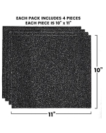 Grip tape VICIOUS 10 x 11 (x4) Noir