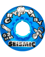 Roues SEISMIC Cry Baby 62mm 82A Crystal Clear Premium