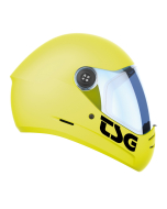 Casque intégral TSG Pass 2.0 Solid Color (+ Bonus Visor) Satin Acid Yellow - S